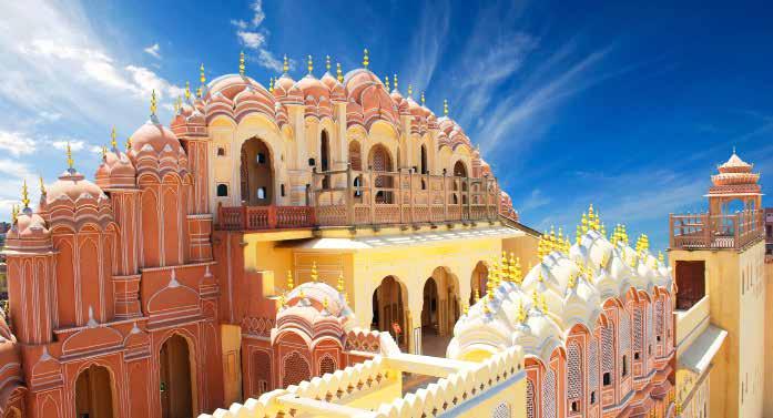 TOUR INCLUSIONS HIGHLIGHTS Discover the highlights of India s Golden Triangle Explore the cities of Delhi, Jaipur and Agra Celebrate the Holi Festival of Colours in Agra Witness the majestic Taj