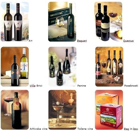 predstavlja 25 % prometa. Bistvena vrednost Vinske kleti»goriška Brda«z. o. o. so blagovne znamke, ki so prikazane na sliki 9.