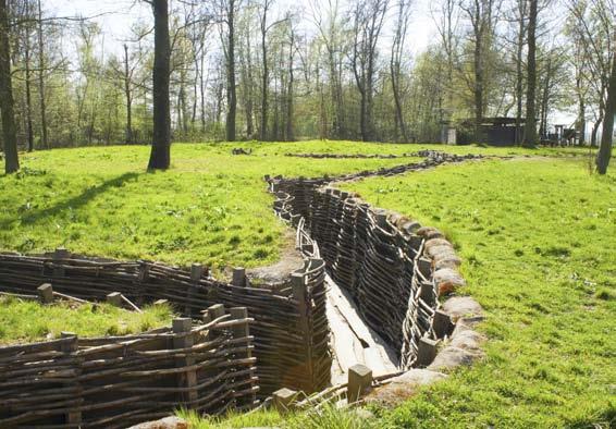 trench. It also offered more protection from exploding shells.