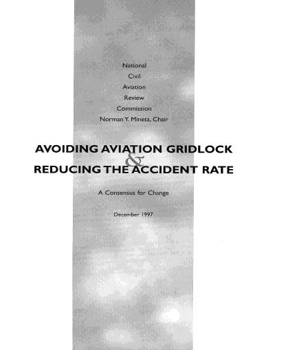 WHITE HOUSE COMMISSION ON AVIATION SAFETY AND THE