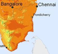 KEY INDUSTRIES RENEWABLE ENERGY (2/2) Tamil Nadu wind energy density map As of September 2016, the total cumulative capacity and total commissioned capacity of grid connected solar power projects