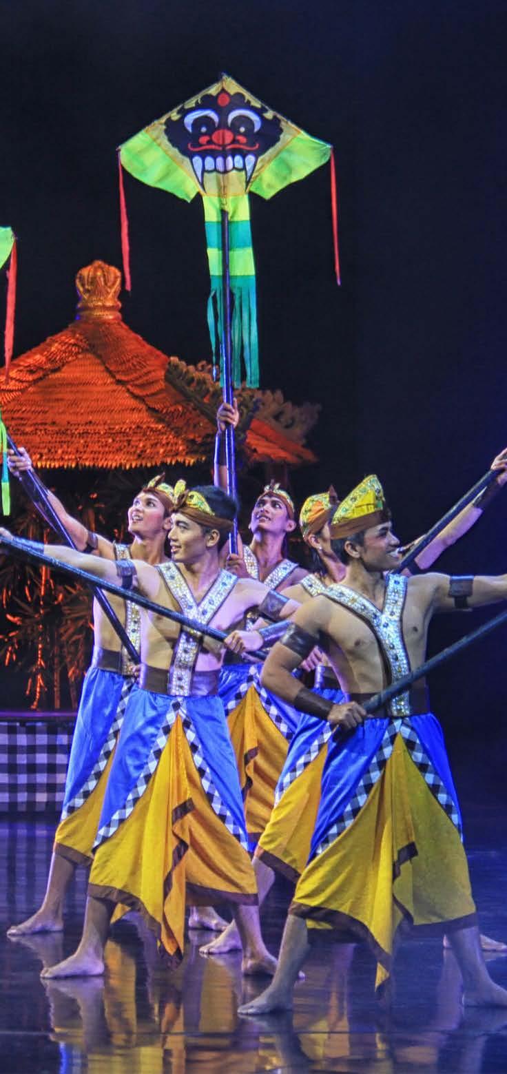 EXCURSION PREBOOKING LIST _01 Connecting with Culture INDONESIAN FOLK DANCE SHOW AT NUSA DUA THEATER_2 hours A dramatic treat, the Devdan Show at the Nusa Dua Theatre, just a few minutes from the