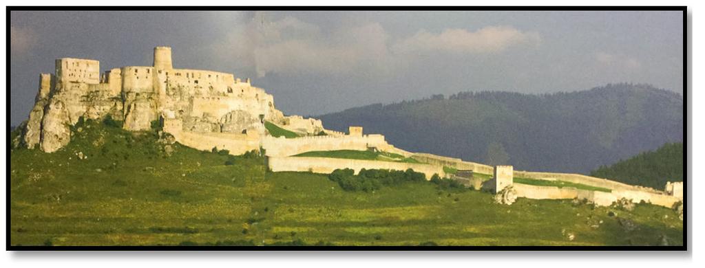 Positioned high on a hill, the castle overlooks historic trading routes known as the Amber Road and the Danube Road.