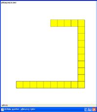 Zadatak broj 9 Napraviti animaciju za crtanje kvadratića kao što je prikazano na slici. / Napraviti animaciju za crtanje kvadrata kao sto je prikazano na slici. / import java.awt.color; import acm.