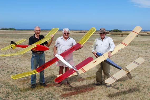 The 104 inch span Lulu MK2 flown by the writer was built by Ian White for the R/ C Vintage Glider event at the 1992 Australian Nats at Waikerie, SA.