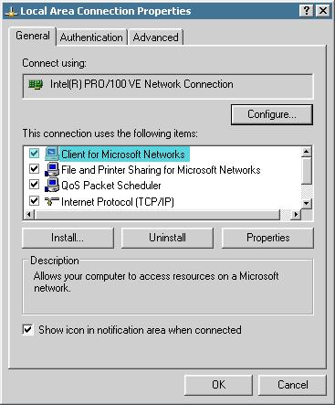 Pod Windows XP operativnim sistemom: Idite na Start, onda na Connect To Kliknite na Show All Connections Otvoriće vam se novi prozor sada možete da birate da li ćete da pratite našu korak po korak