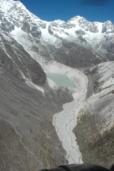 Glacial Lake Outburst Floods (GLOFs) Impact of climate change is well observed in the Himalaya Several studies show that most of glaciers in Himalaya are shrinking at accelerated rates in recent