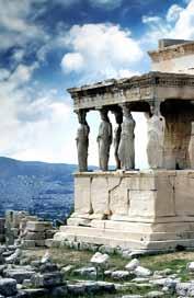 The city is located on the slopes of the Acrocorinth, a towering mountain rising 1,886 feet above the sea and crowned in ancient times by the temple of Aphrodite.