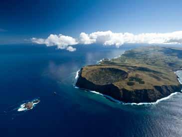Introduction Location s o u t h o f a m e r i c a Santiago p a c i f i c e x p l o r a r a p a n u i a t l a n t i c Easter Island, or Rapa Nui, is the farthest island from any populated land on the