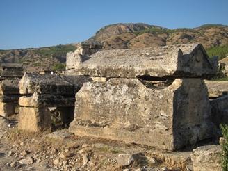 Hierapolis was the ancient city founded by the king of Pergamum and famous as a hot springs resort city.