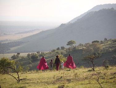Accompanied by an experienced Maasai guide, guests are invited to visit the