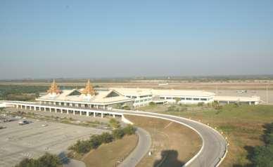 In Yangon Airport, number of international air passengers and cargo also rapidly