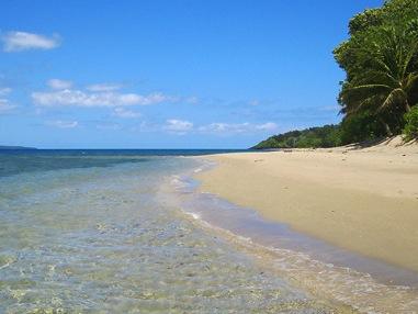 beach that runs from Naugisutare Point between Unakapu and Taloa Villages all