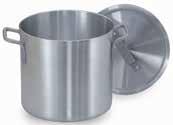 COOKWARE SUPPLIES (52 63) COOKING EQUIPMENT Optio Stainless Steel Cookware High quality stainless steel. Induction ready. 1 /4" thick aluminum clad bottom for quick and even heating.