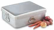 99 Pasta and Vegetable Cooker Cooks three portions of pasta in each fourth-size insert. Aluminum pot. Stainless steel inserts.