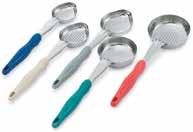 49 Please specify round or oval which is designed to fit into steam table pan corners for more efficient serving Disher Set Set includes one of each disher sizes. Your Cost 02K-151 $42.