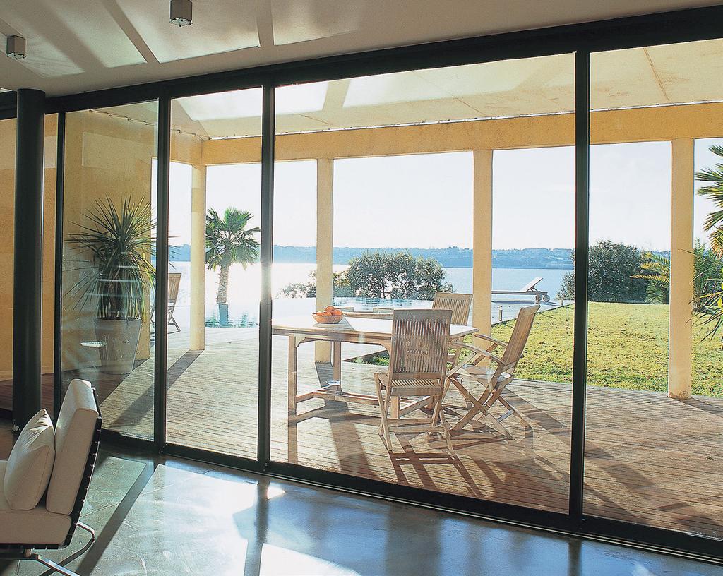 Triple track option will give your sliding door a