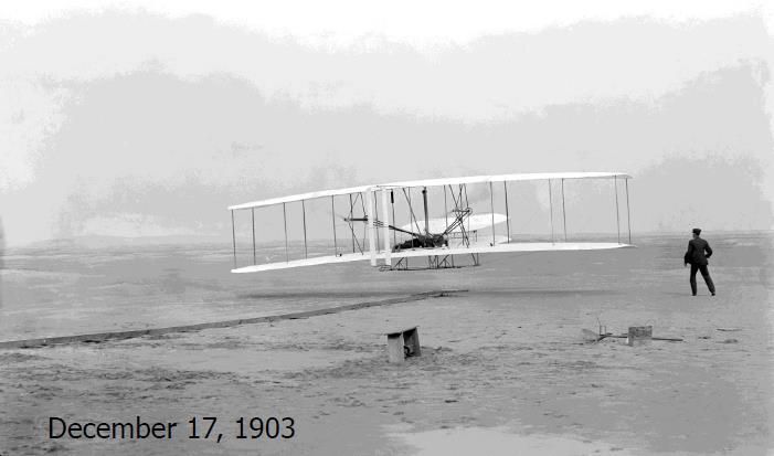 o Beginning of 20th Century The Wright Brothers: December 17, 1903