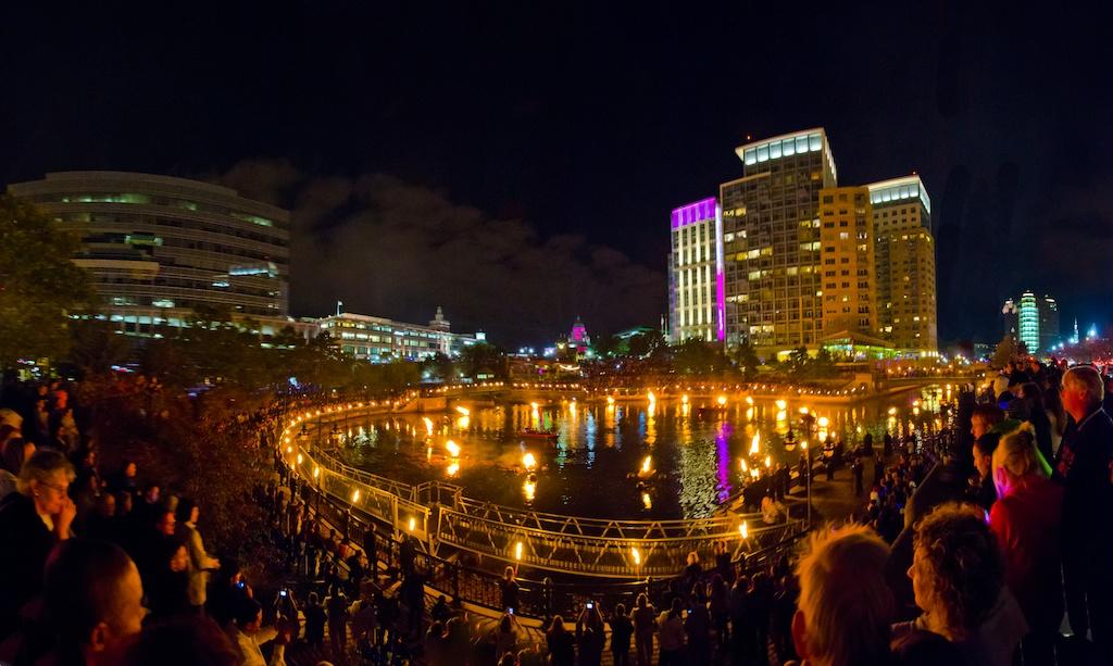 Volunteering with WaterFire is truly a one of a kind experience that invites you to not only get involved in the creation of WaterFire, but to be part of the art itself.
