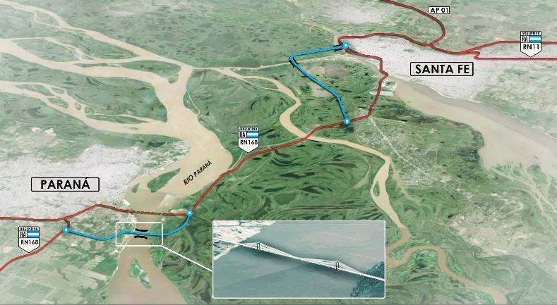 Roads LARGE INFRASTRUCTURE PROJECTS SANTA FE PARANÁ BRIDGE Investment USD 1,100 M Currently in pre-project development. Public tender planned for the fourth quarter 2017. 4.
