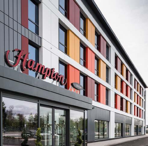 The second of the new hotels is located in Westhill, on the site of a former blockworks building.