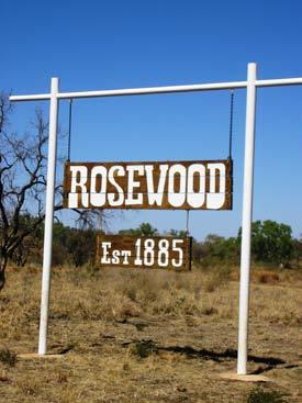 We then drove west to Rosewood Station