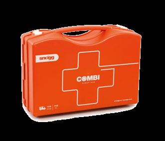 Snøgg`s first aid cases FLEXI, MEDI and COMBI are practical in use, easily accessible, long lasting and well equipped.