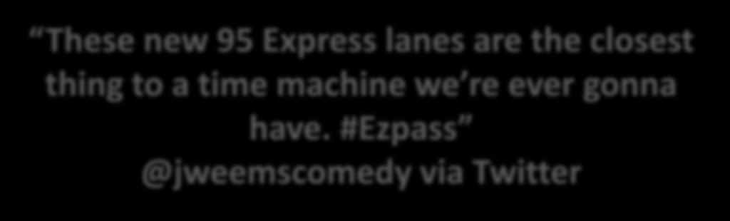 These new 95 Express lanes are the