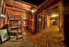 Anthony s shaft MARKED BY MINING You can get better acquainted with this town of mercury, which tells its story in the museum at the Gewerkenegg Castle, the former administrative building of the
