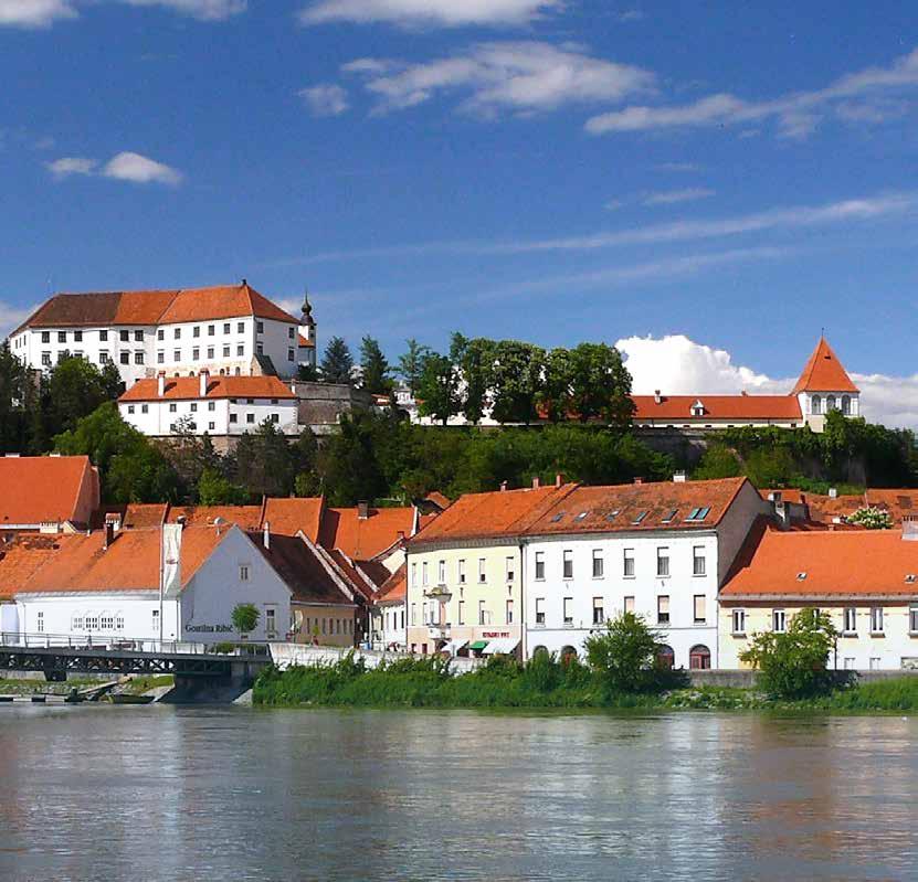 Ptuj - the oldest town in Slovenia 04 Embraced by green Slovenia COME AND TAKE A CLOSER LOOK 06 Slovenia at first glance CHOOSE YOUR DESTINATION ON THE MAP 08 Celje THE TOWN OF PRINCES AND COUNTS 10