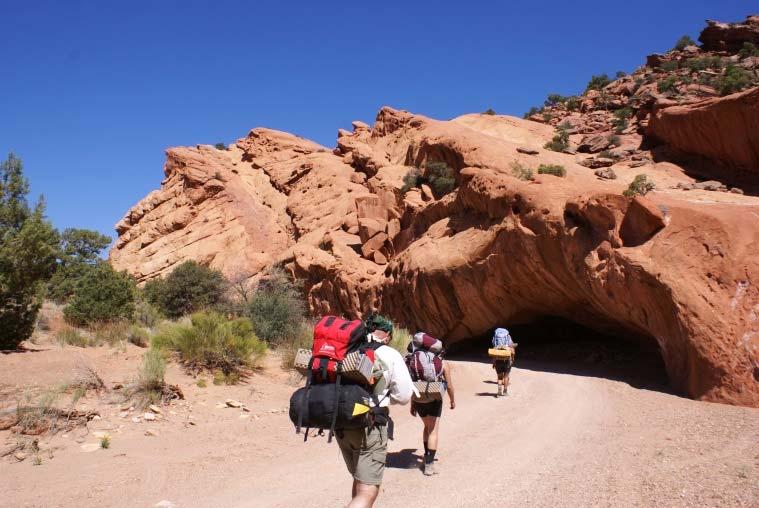 Due to the desert nature of the Utah parks, we will only go on one overnight backpacking trip (in the Needles section of Canyonlands). The rest of the time will be spent day hiking.