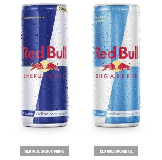 6.3.3. Linija proizvoda Red Bulla Na hrvatskom trţištu uz Red Bull Energy Drink mogu se pronaći i Red Bull Sugarfree, kao i dodatne tri varijante (Prilog 7.). Slika 2.