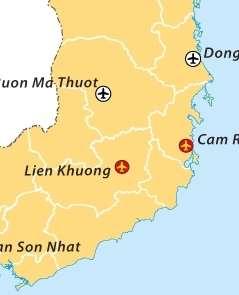 SOUTHERN COAST MAP OF SOUTHERN COAST The southern coastal regions offer some of most naturally beautiful beaches. Qui Nhon is blissfully quiet and you can bask in near-privacy on the golden sands.