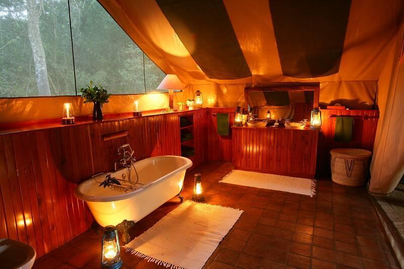 Information and Details Location: Number of beds: Double & Twins: Facilities: Tents: On the Mara River in the Masai Mara Game Reserve, Kenya 10 tents (20 beds) 10 double suite tents (extra beds can