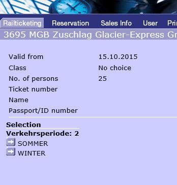 everything over to customer. The surcharge does not include the seat reservation.