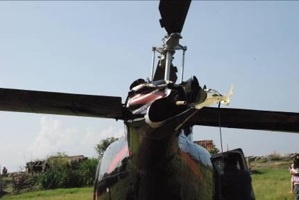2 Tail Rotor Figure 3: A right torn leads to the tail boom The tail rotor