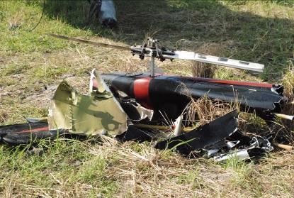 Figure 4: The tail rotor wreckage Figure