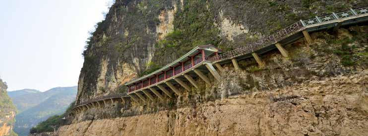 TOUR INCLUSIONS 8 DAY CHINA RIVER CRUISE HIGHLIGHTS Enjoy a day at leisure in historic Chengdu Marvel at the scenic Three Gorges Dam Witness the unique beauty of Qutang and Wu Gorges Visit the