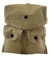 Two Pocket S.A.W. Ammo Pouch Main compartment holds 200 rounds and has a hook & pile closure with a snap.