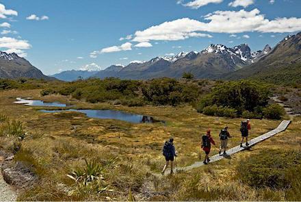 Guided Hike on the Routeburn Track: Enjoy a day hiking one of New Zealand s most famous alpine walks with stunning vistas of sweeping valleys below and majestic peaks above.