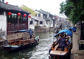 Zhouzhuang Water Village Zhouzhuang, one of the most famous water townships in China, situated in Kunshan City which is only 30 kilometers (18 miles) southeast of Suzhou.