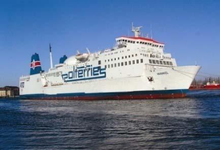Polferries fleet Ferry Year of purchase Year of build/rebuild Type of ferry Number of pax Length of loadline