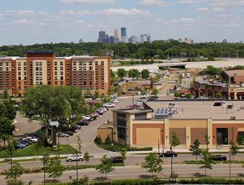 DISCOVER ST. LOUIS PARK St. Louis Park & Golden Valley are just five short minutes to downtown Minneapolis. St. Louis Park and Golden Valley are progressive suburbs located just five minutes west of downtown and uptown Minneapolis.