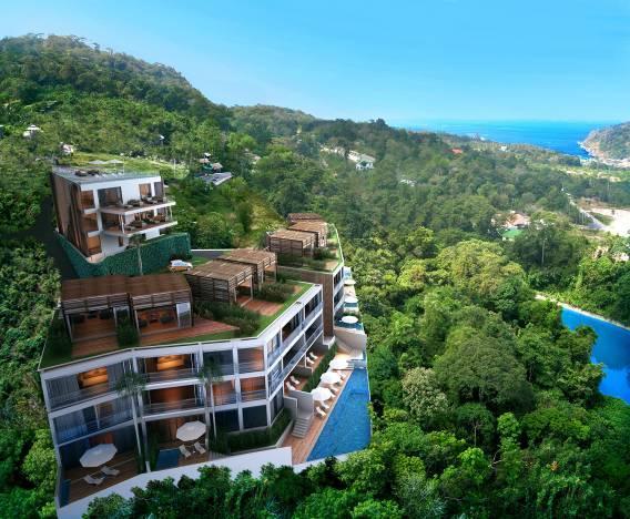 Bluepoint Condos overlook Patong Beach and