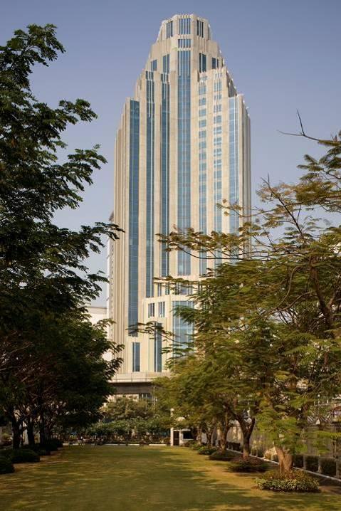 The 31-storey building is expressed architecturally through