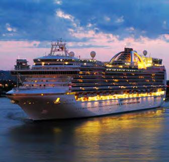 She offers nearly 900 balcony staterooms from which to take in the colorful sunrises over the ocean.