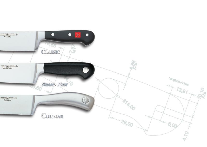 Products Our Three Precision Forged Collections offers the choice of three precision forged knife collections.