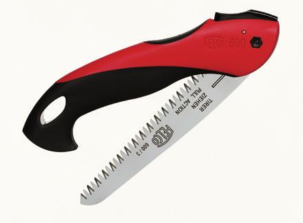 PULL STROKE SAWS The FELCO range of pull stroke saws complements the range of secateurs, designed for easy and precise cutting of larger diameter branches.