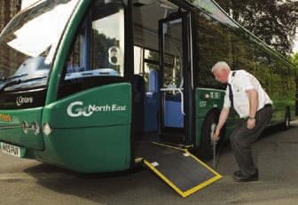 Corporate Responsibility Report 2009 Go-Ahead Group plc 13 Accessibility for all, particularly people with disabilities 88% Bus fleet with low floor access 100% Oxford Bus Company s bus fleet with