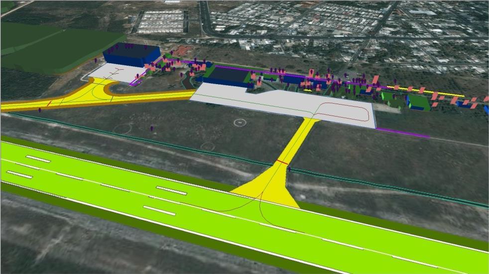 Airport in development of airport real